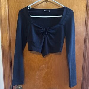 ASOS Black Long Sleeve Top